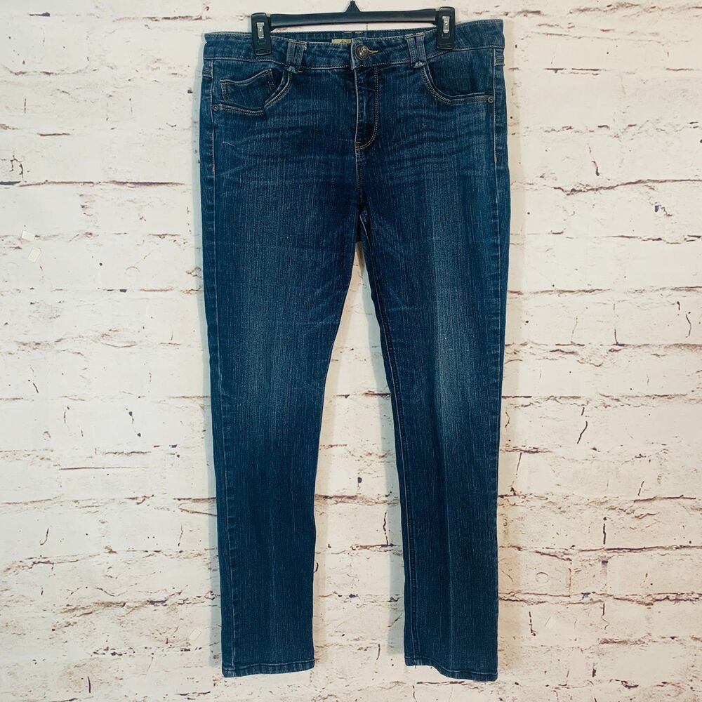 Democracy Skinny Jeans Size 14 Women’s Dark Wash Absolution Stretch Denim Pants